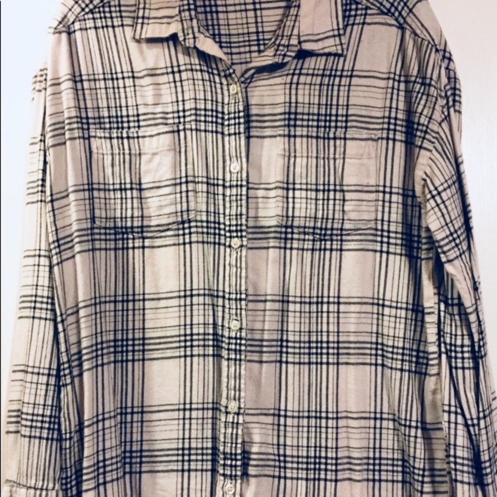 Attention boyfriend flannel shirt